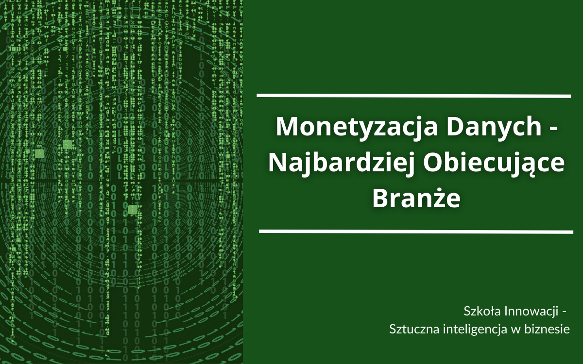 Monetyzacja Danych – Najbardziej Obiecujące Branże